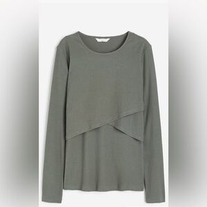 H&M Mama Ribbed Nursing Top